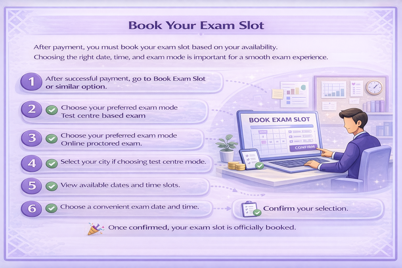 Book Your NISM VIII Exam Slot Infographic